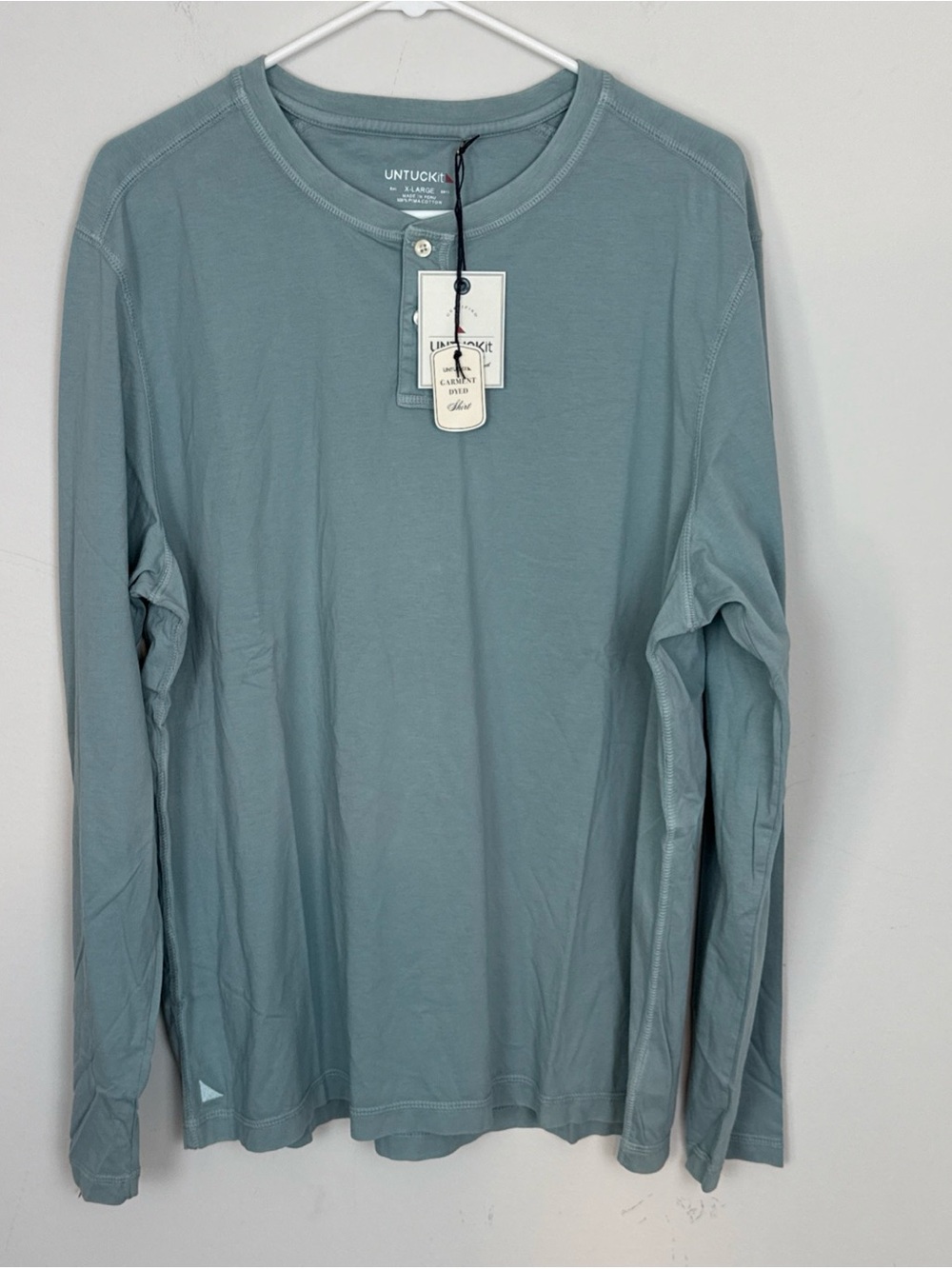 UNTUCKit MARASTINA Men 100% Pima Cotton Casual comfort NWT XL